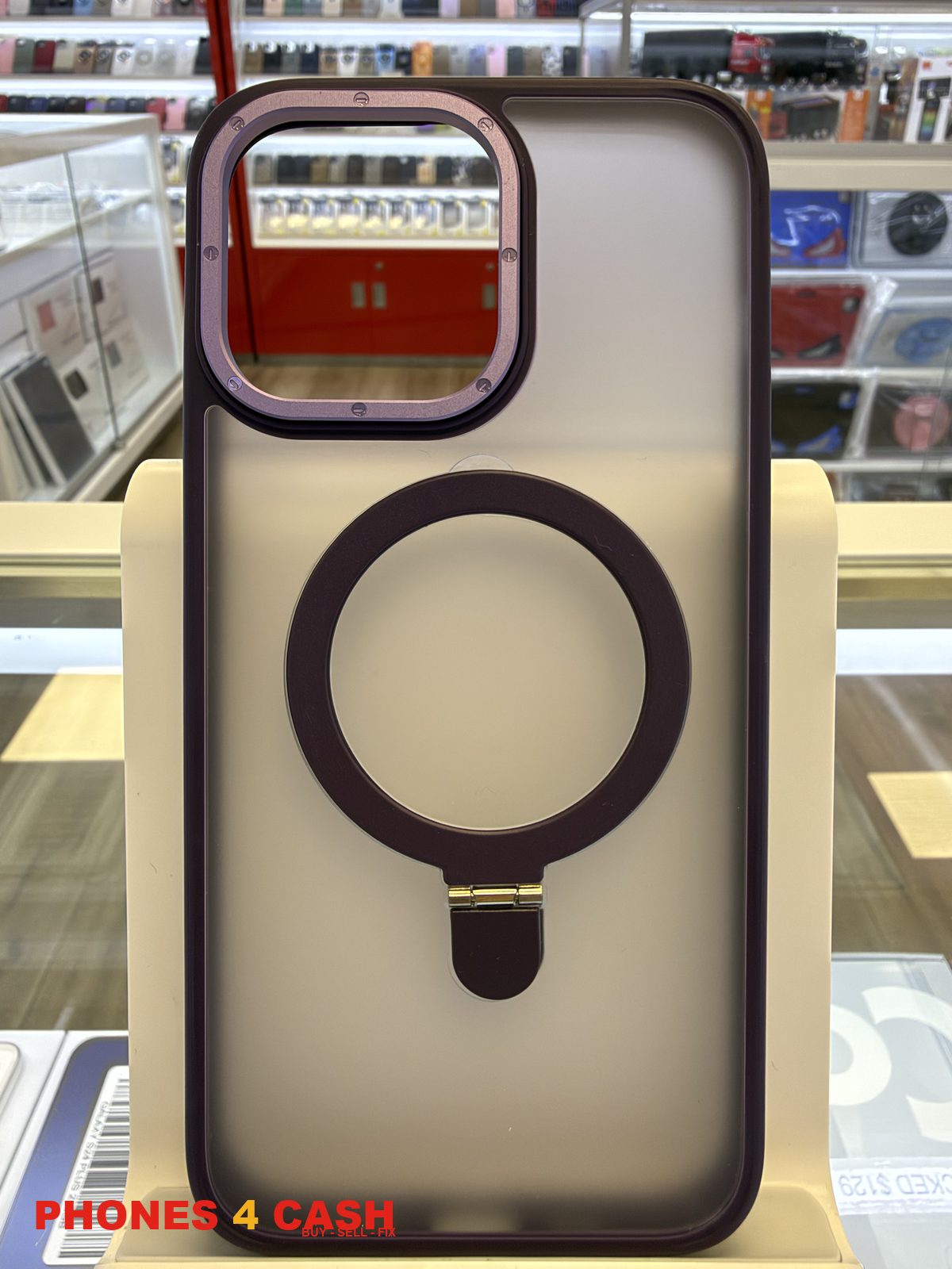 iPhone 14 Pro Max Case - Plum Purple Frosted MagSafe