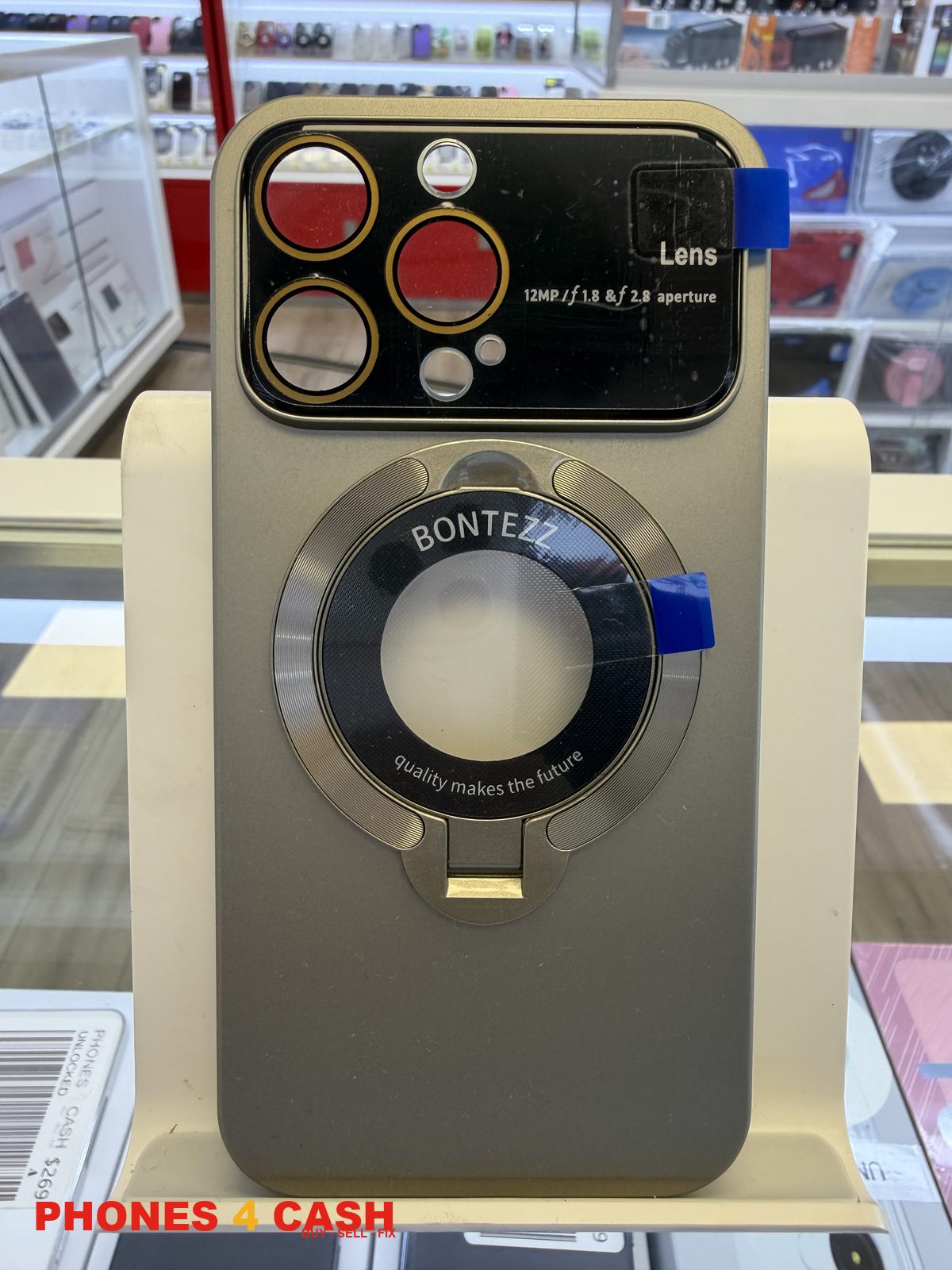 iPhone 13 Pro Case - Camera-Window MagSafe Ring (Silver)