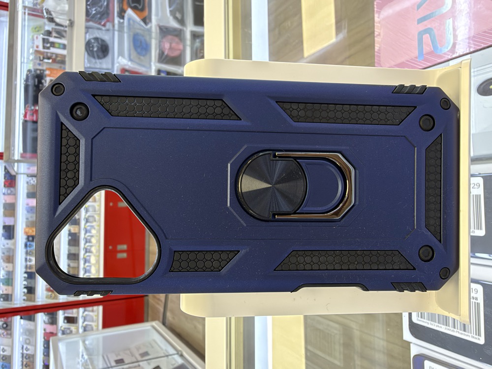 iPhone 16 Case - Armor Ring Stand - Navy
