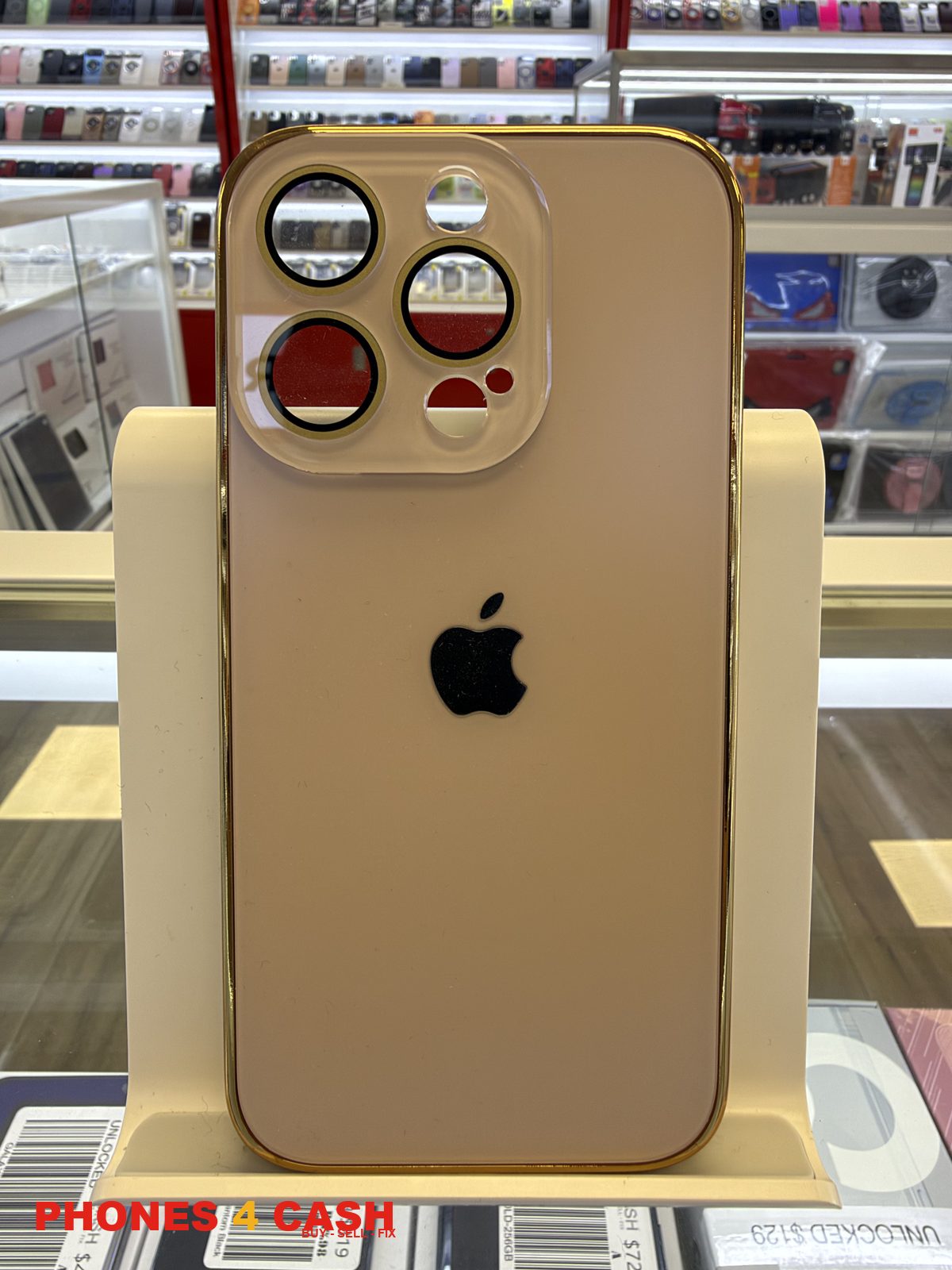 iPhone 15 Pro Case - Matte Champagne