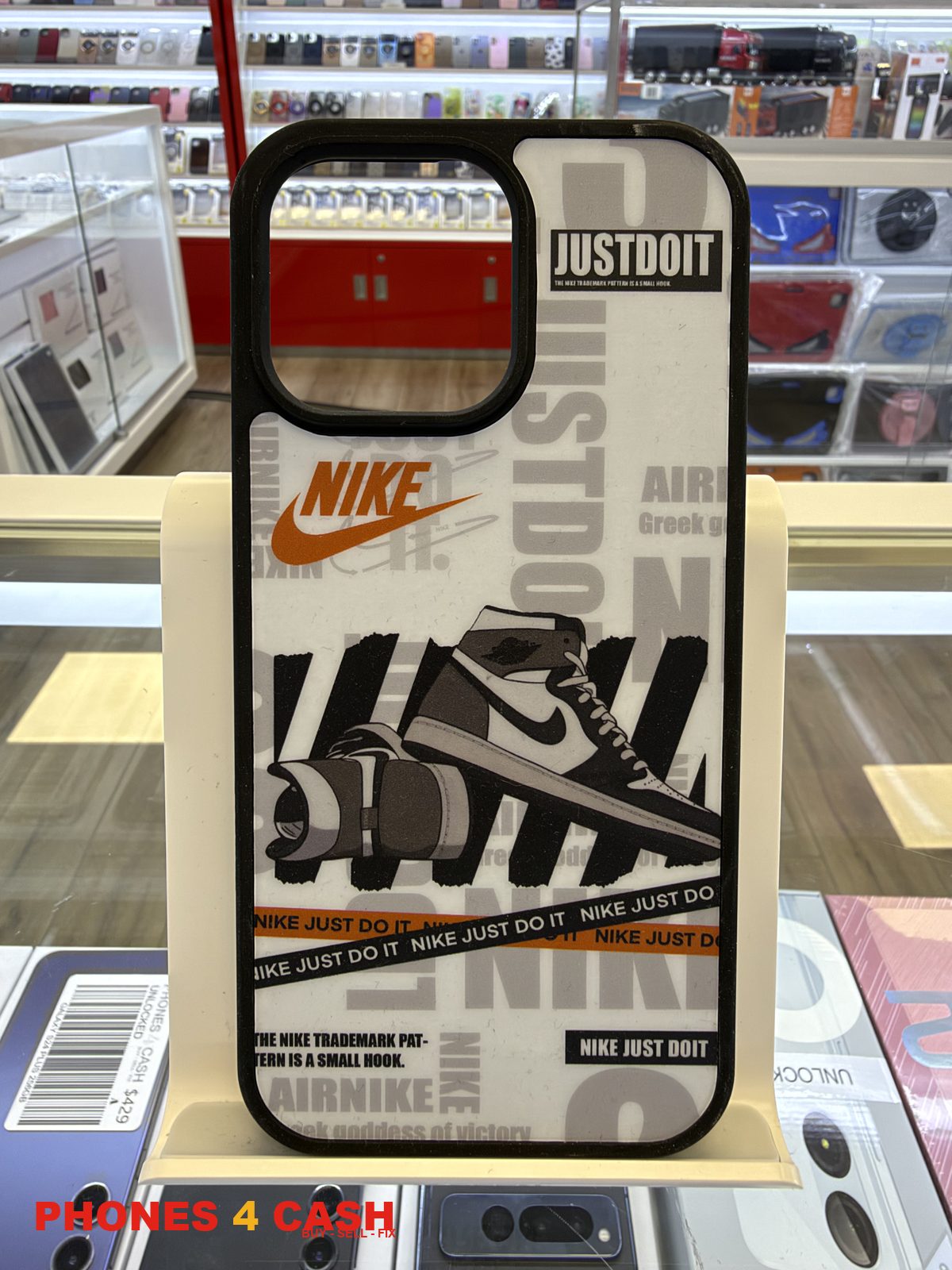 iPhone 16 Pro Max Case - Nike Just Do It Black