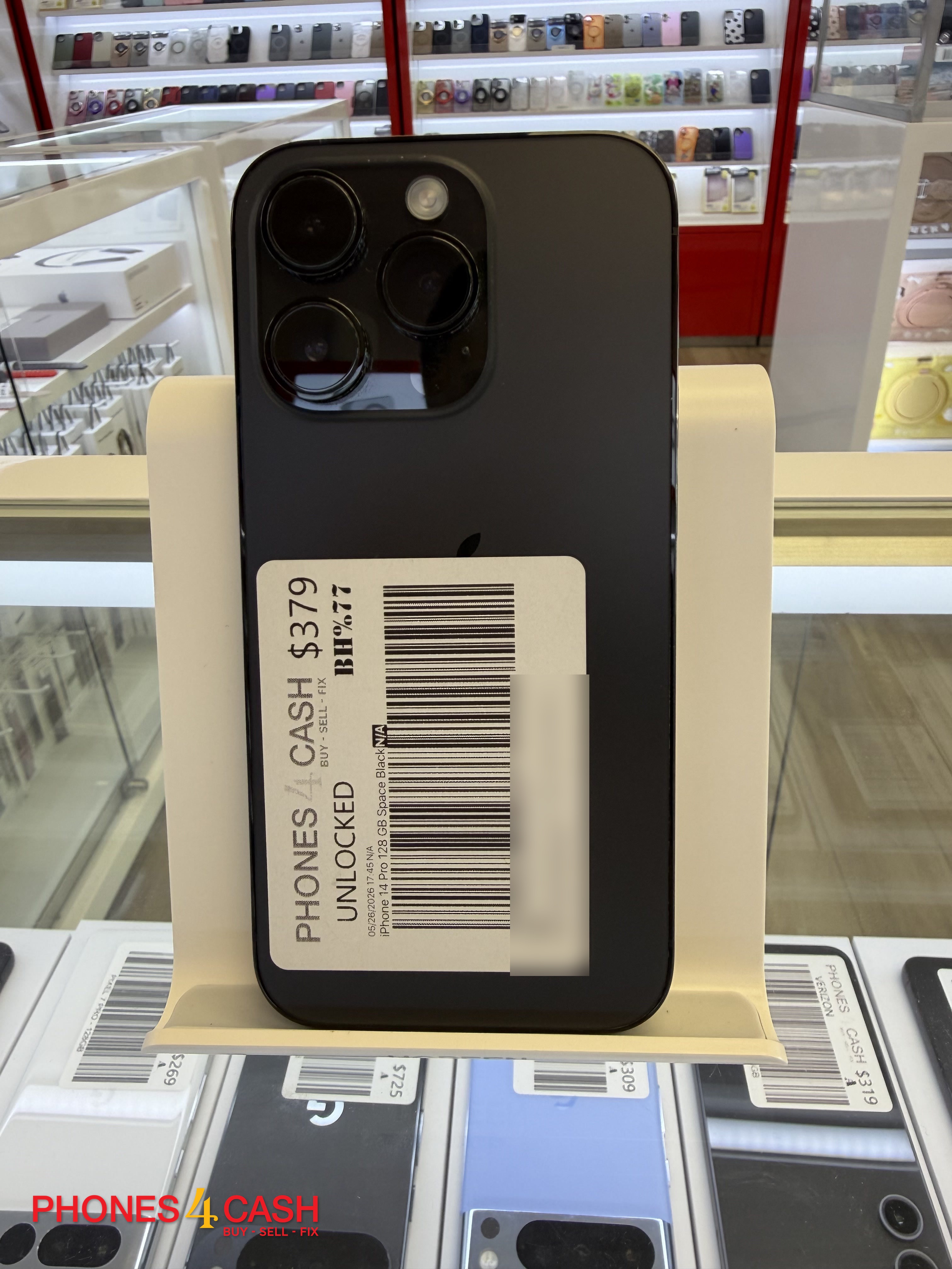 iPhone 14 Pro - 128GB Space Black (Unlocked) - photo 1