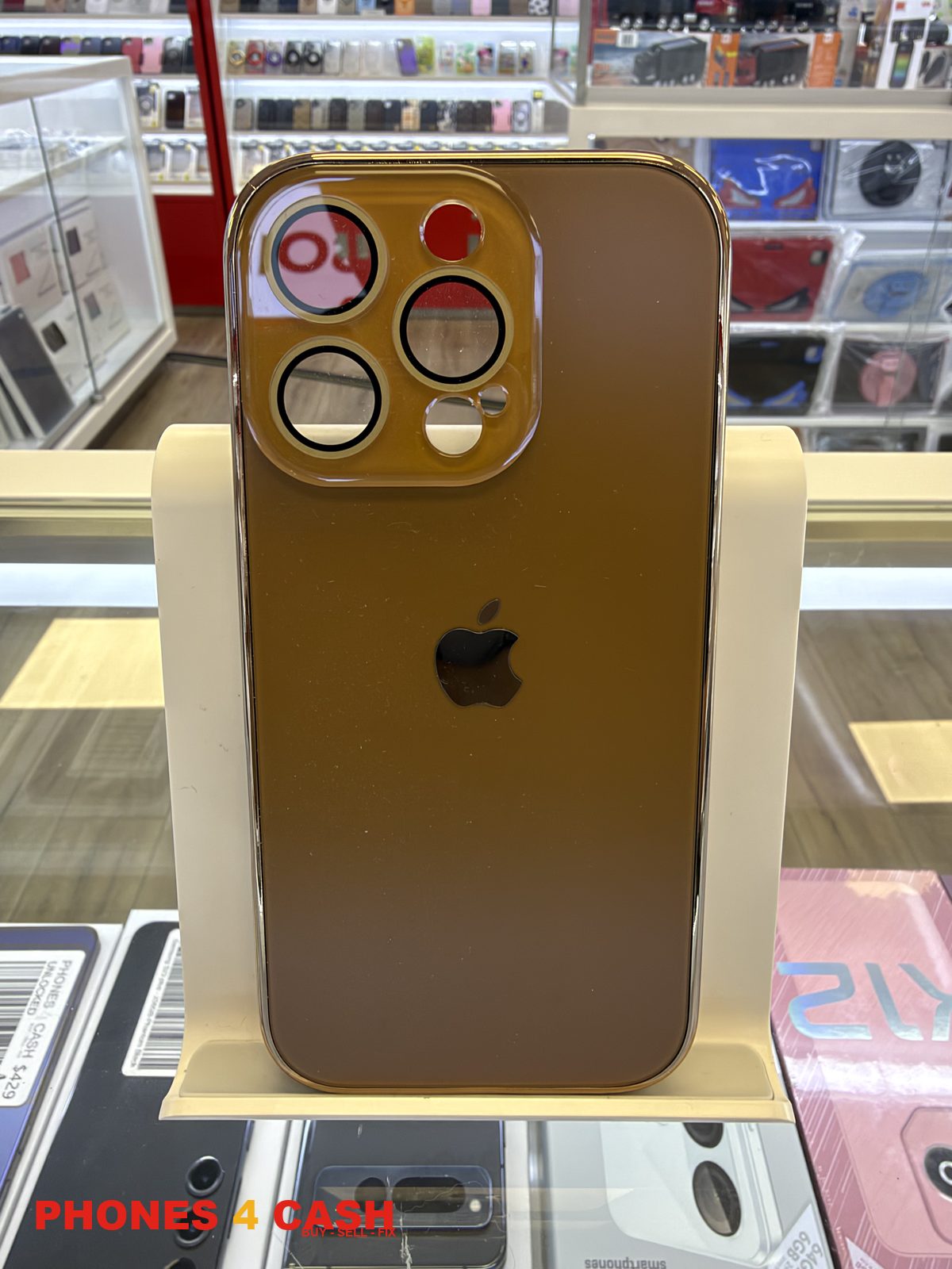 iPhone 16 Pro Case - Matte Gold