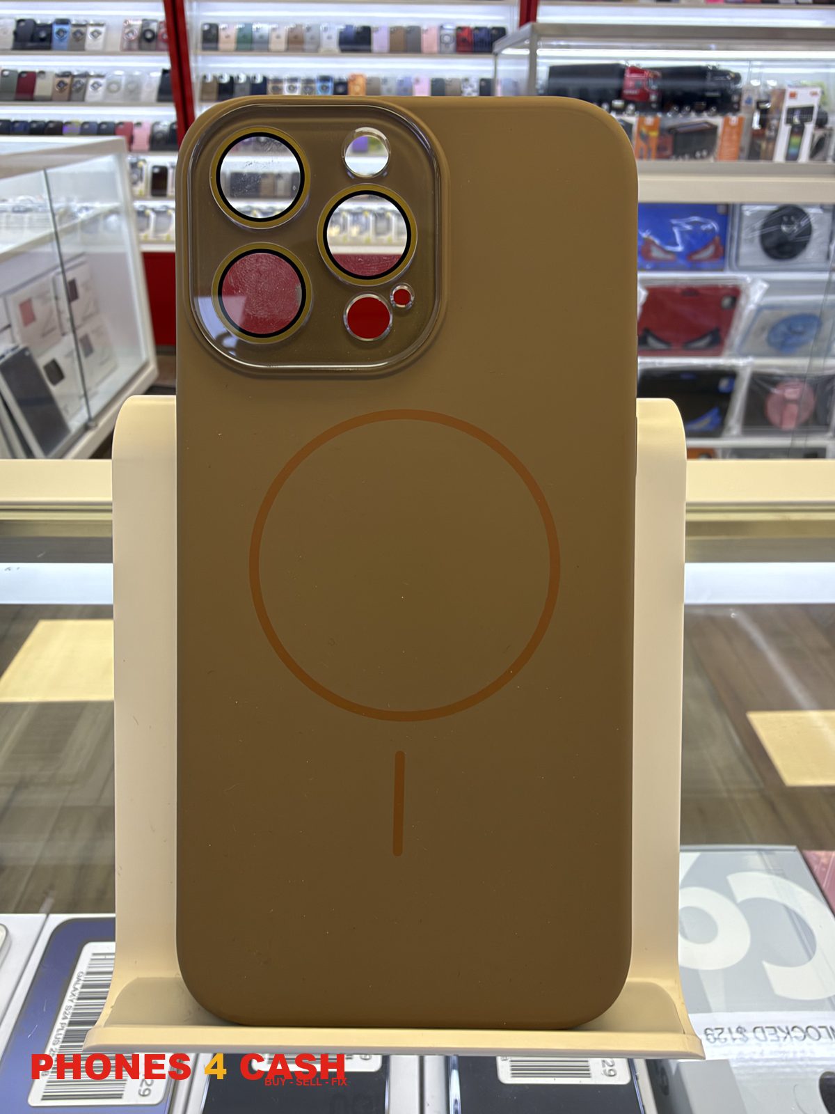 iPhone 14 Pro Max Case - Brown Frosted MagSafe