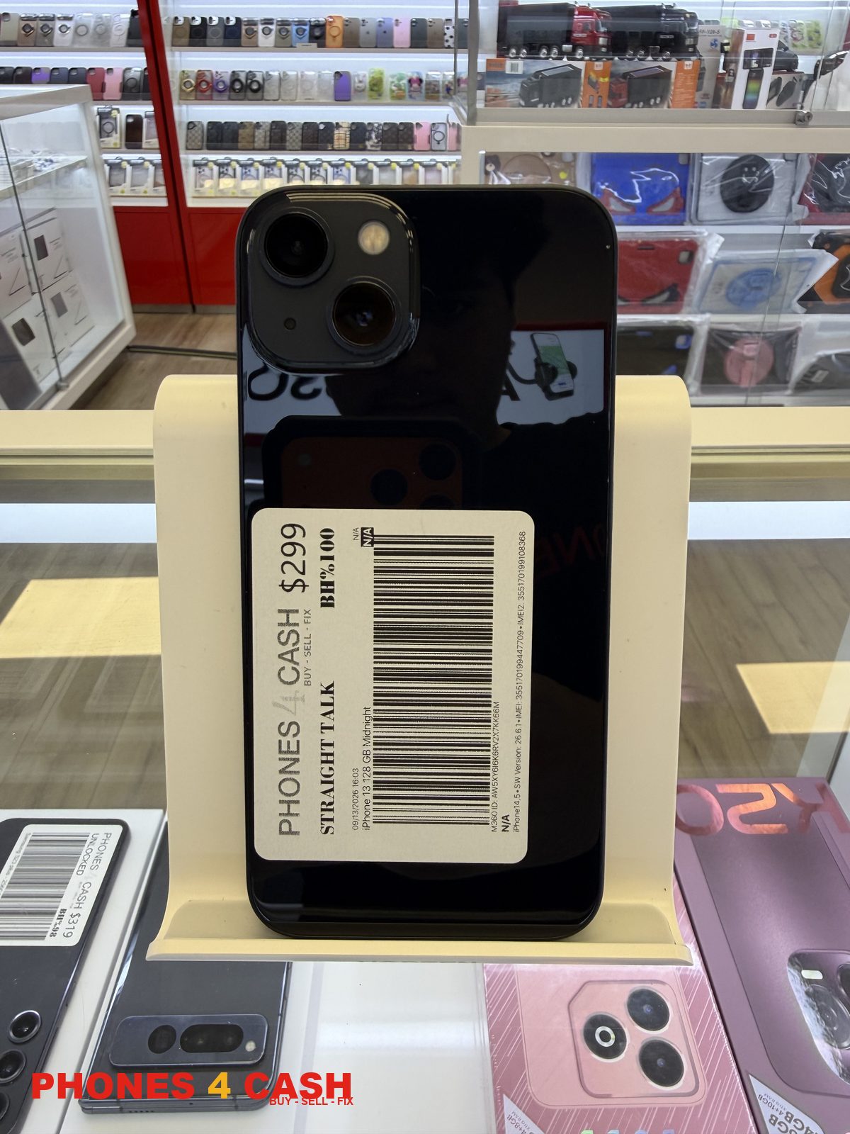 iPhone 13 - 128GB Midnight (Straight Talk)
