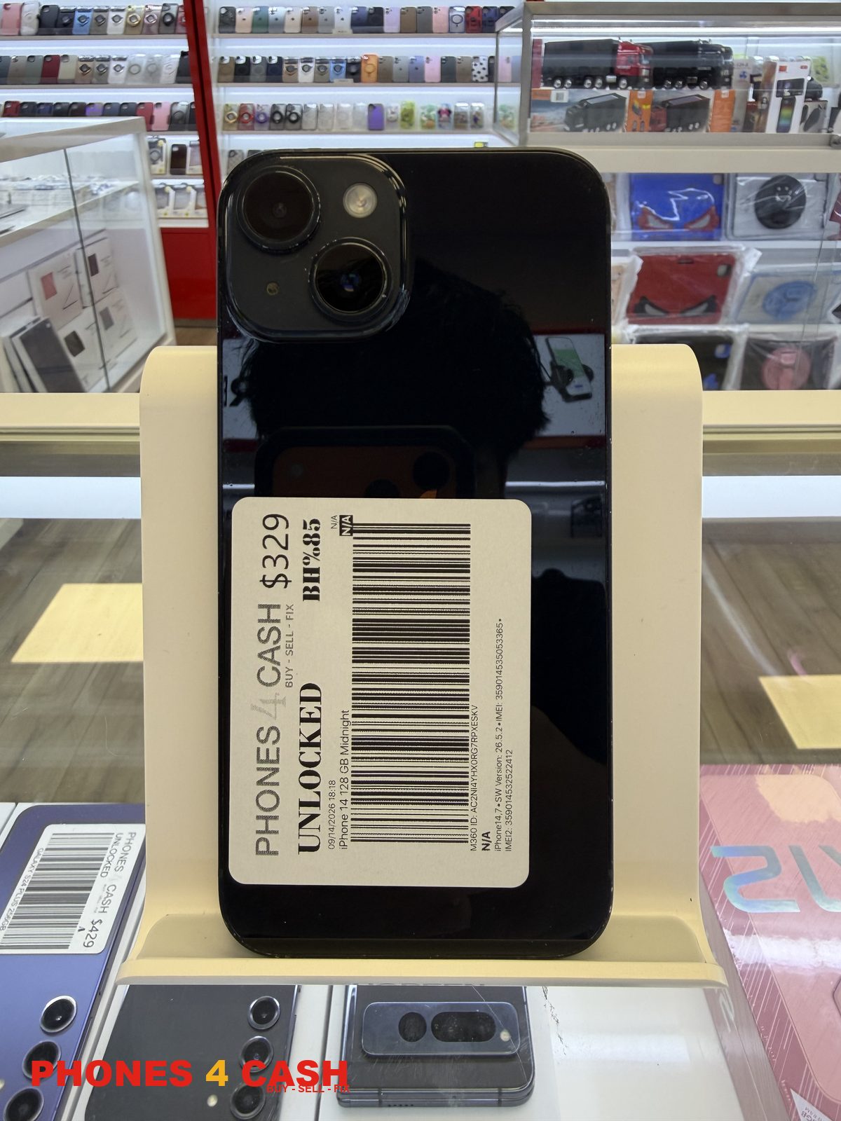 iPhone 14 - 128GB Midnight (Unlocked)