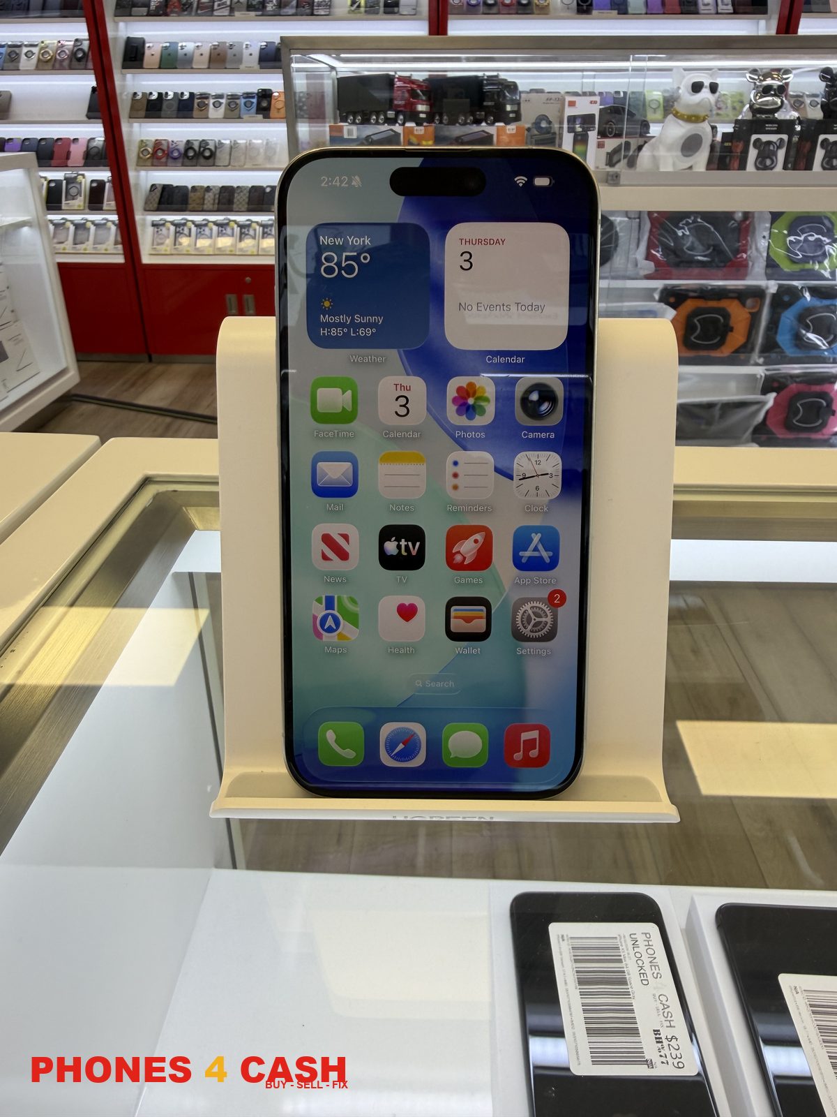 iPhone 15 Pro - 128GB White Titanium (Unlocked)