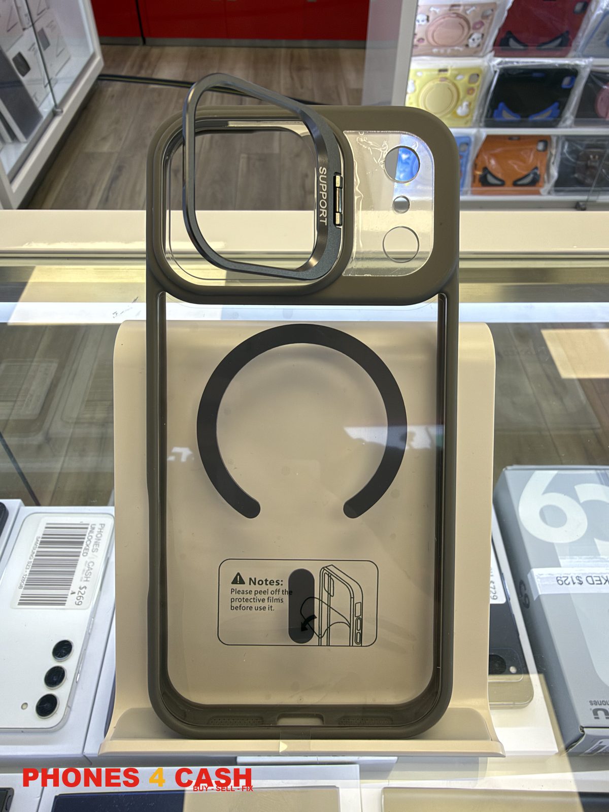 iPhone 17 & 18 Pro Max Case - Clear MagSafe (Black)