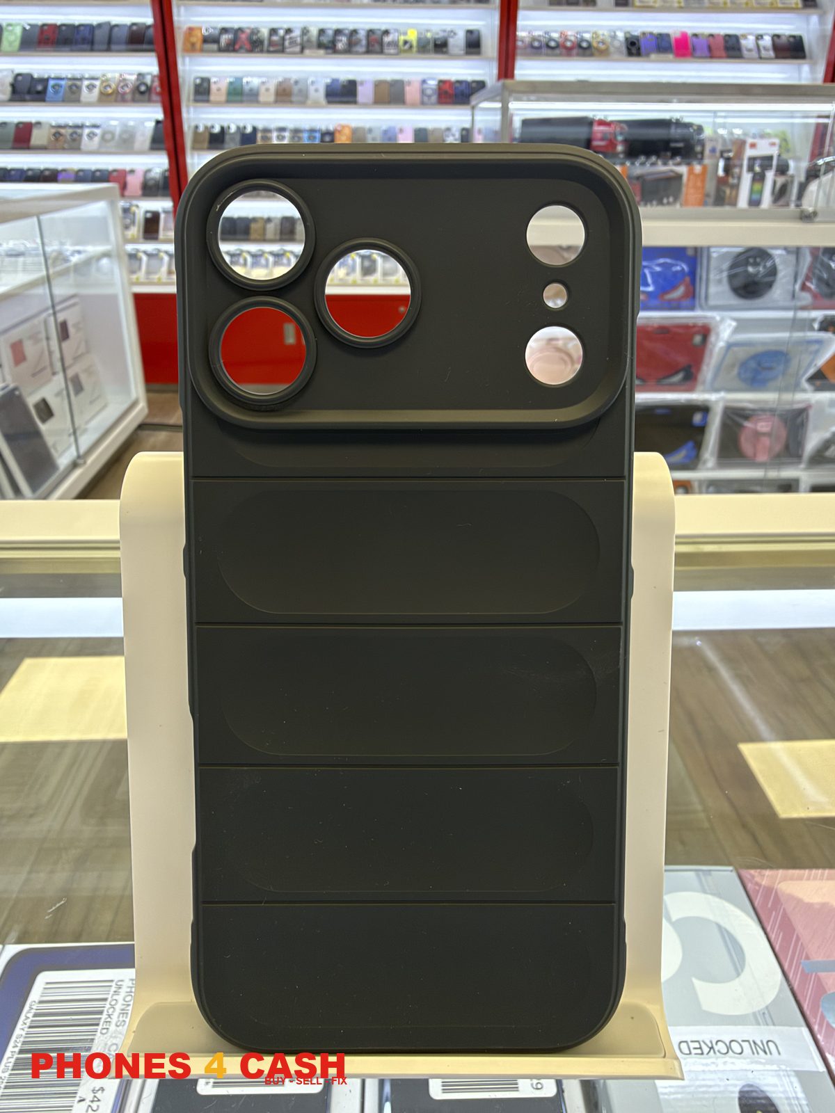 iPhone 17 & 18 Pro Max Case - Black Quilted