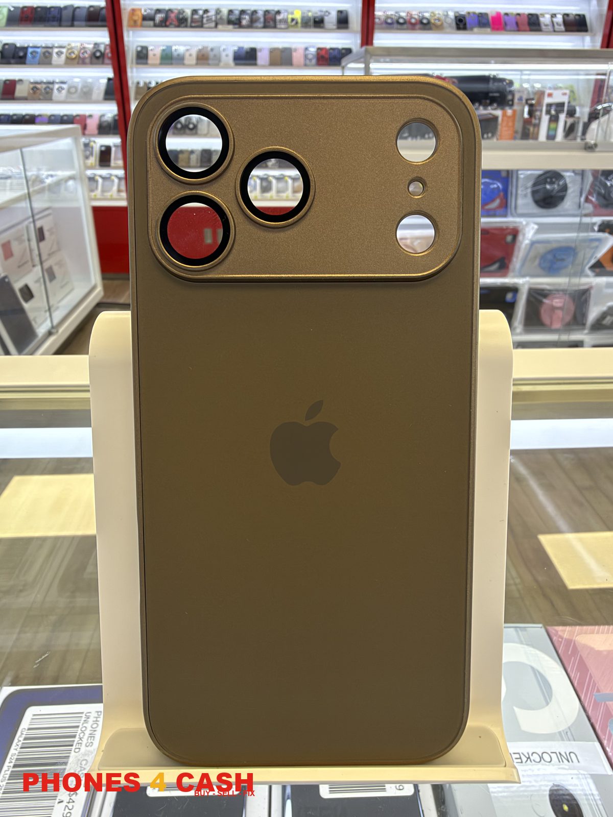iPhone 17 & 18 Pro Max Case - Frosted MagSafe (Gold)