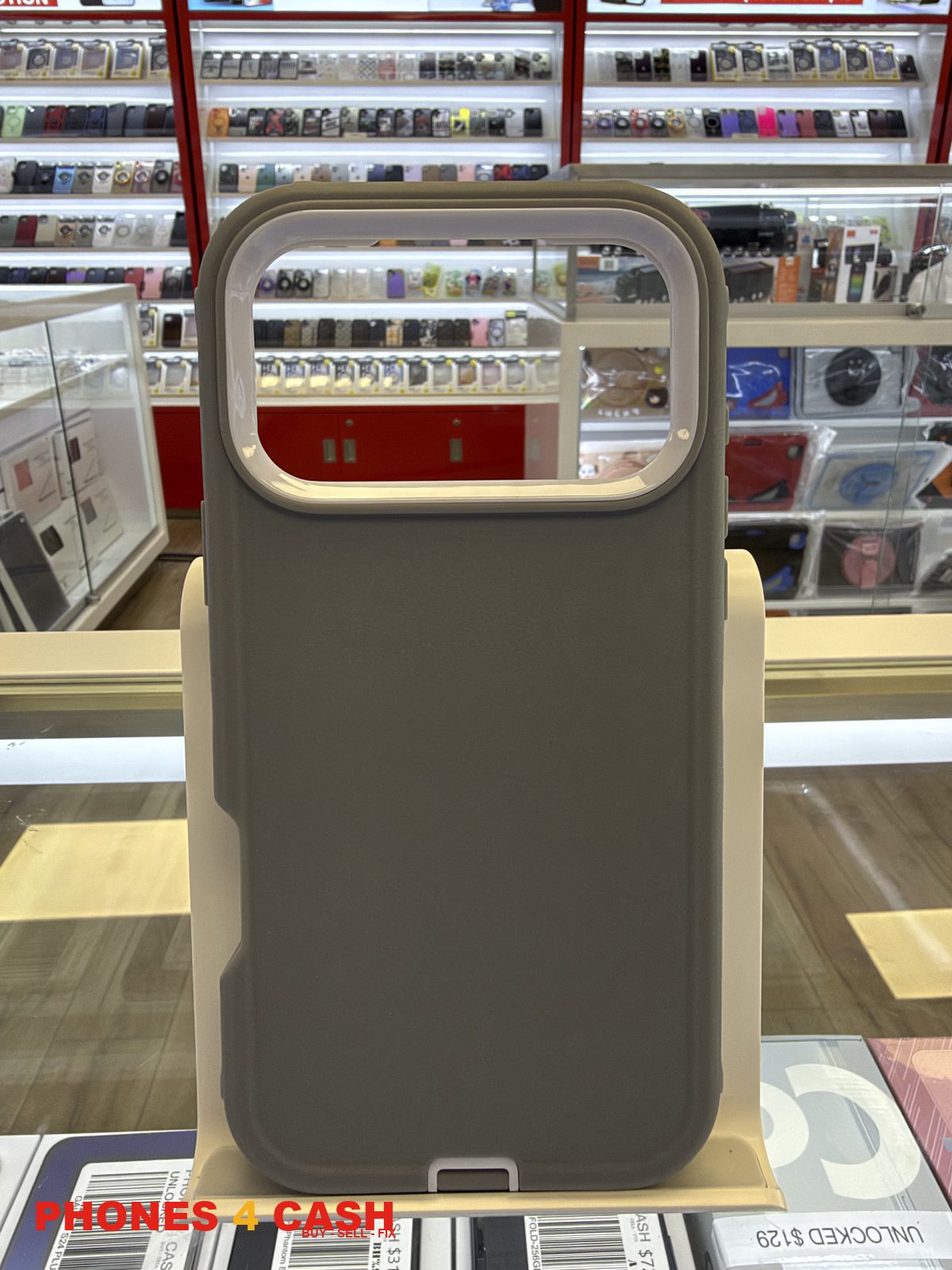 iPhone 17 & 18 Pro Max Case - Rugged Armor (Gray)