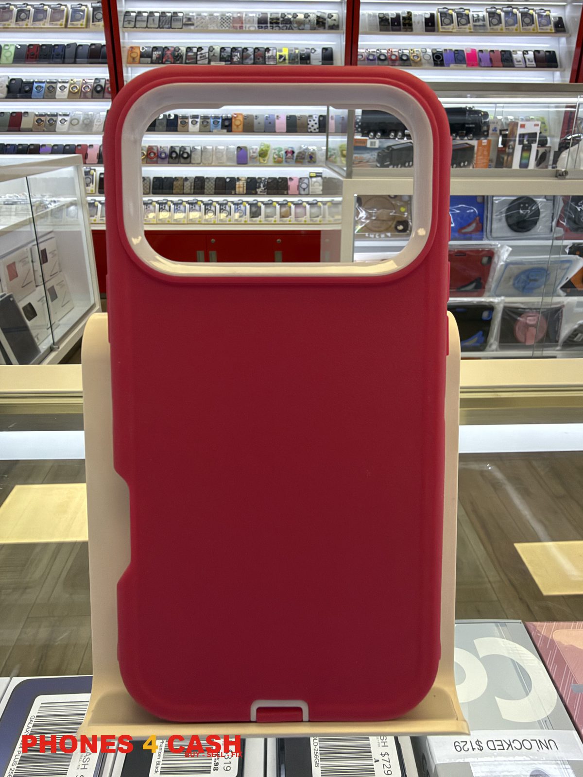 iPhone 17 & 18 Pro Max Case - Rugged Armor (Burgundy)