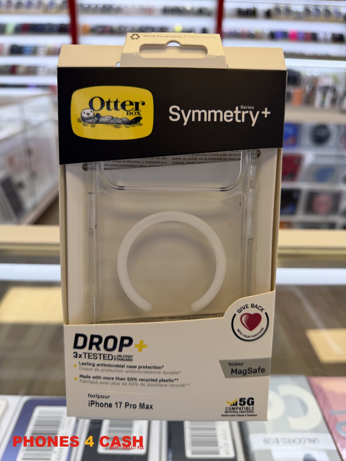 iPhone 17 & 18 Pro Max Case - OtterBox Symmetry+ (Clear)