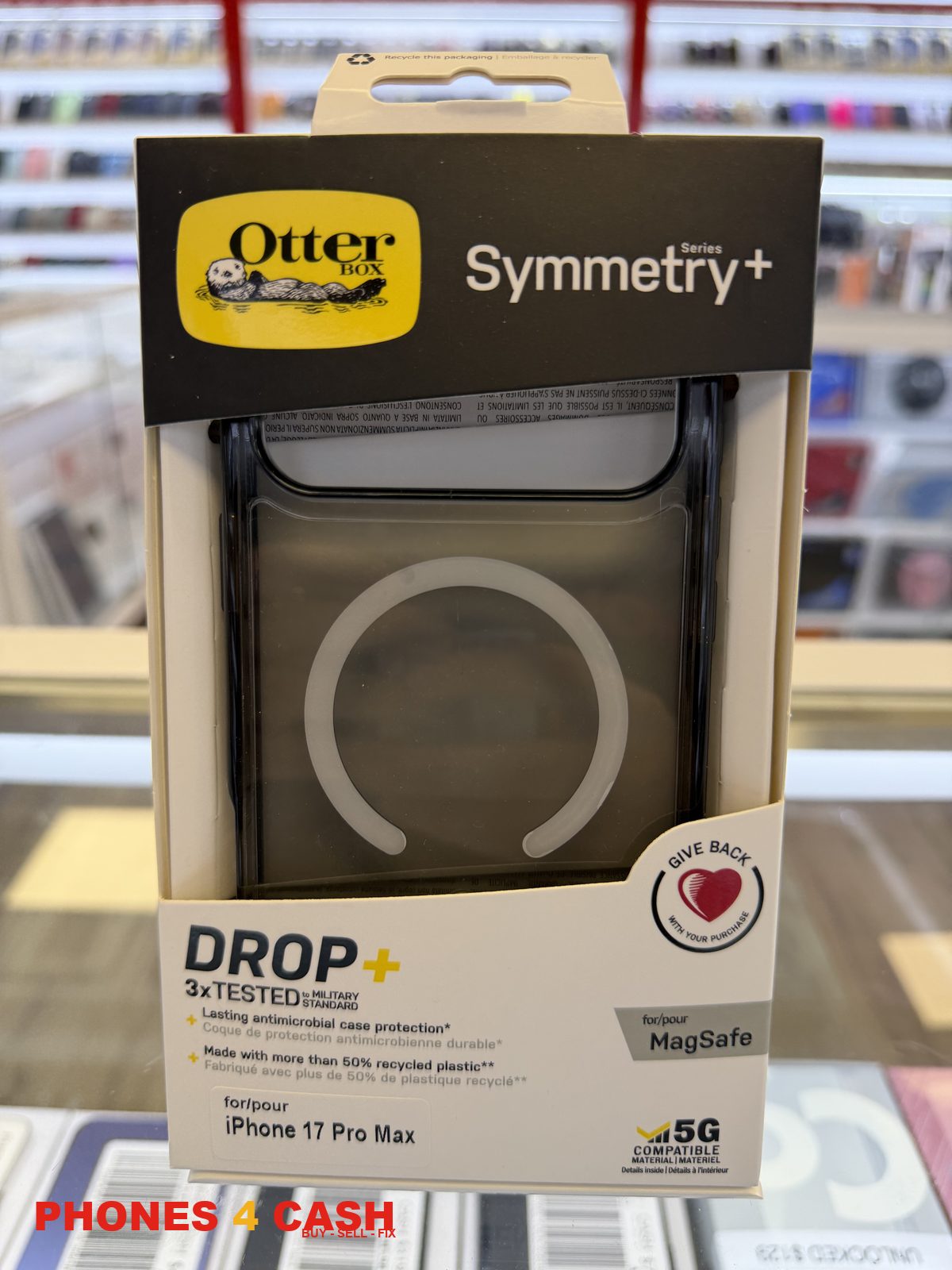 iPhone 17 & 18 Pro Max Case - OtterBox Symmetry+ (Clear)