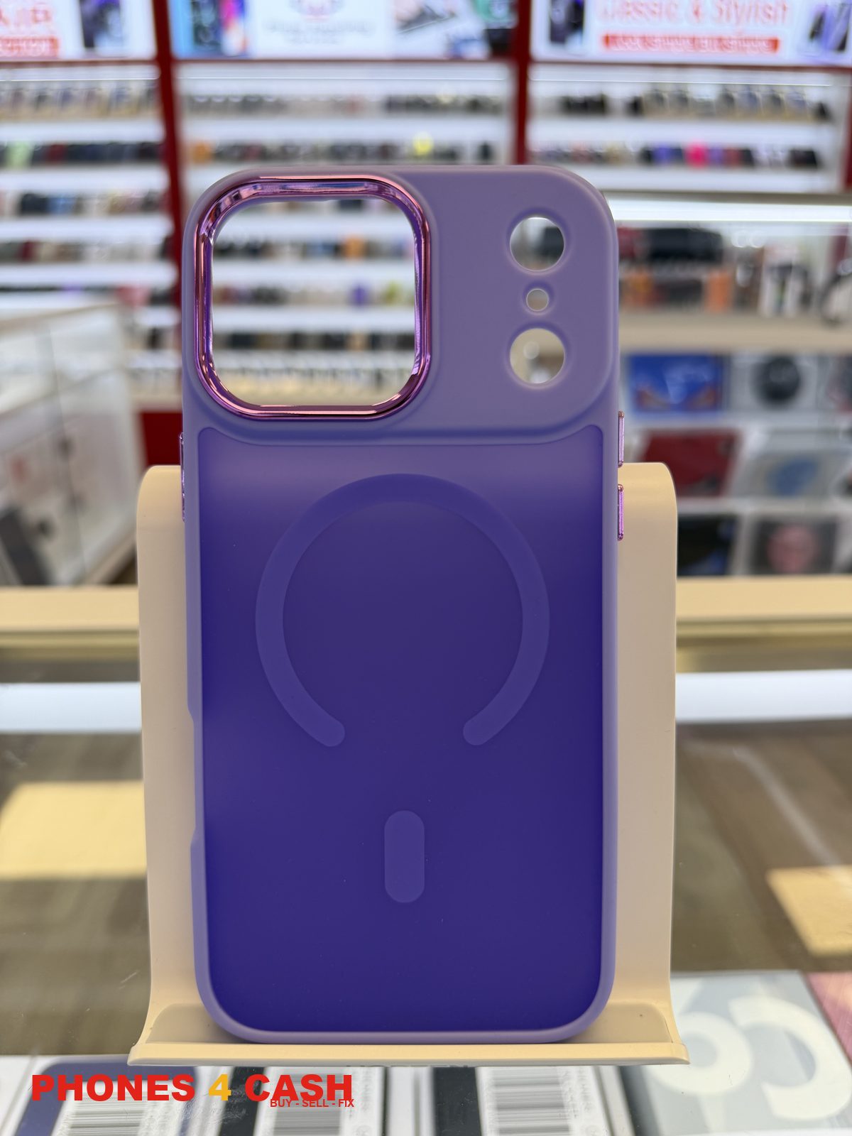 iPhone 17 & 18 Pro Max Case - Frosted MagSafe (Purple)