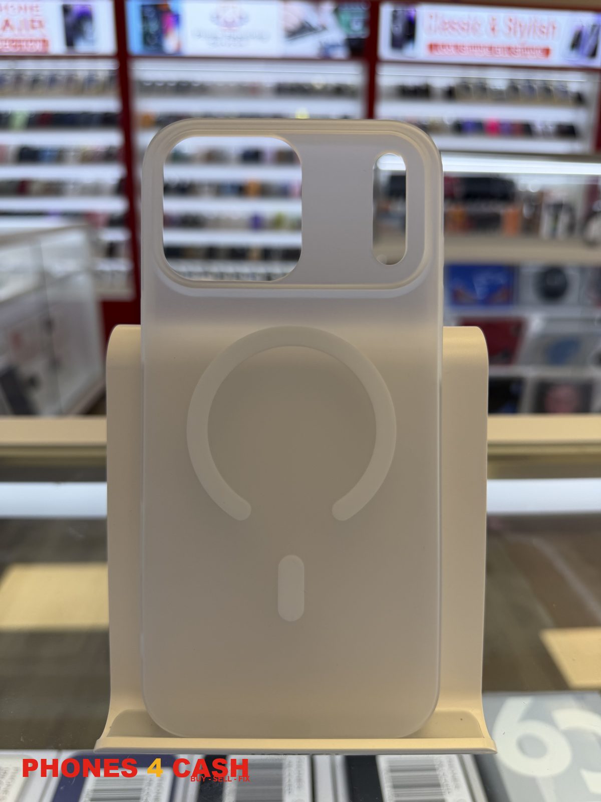 iPhone 17 & 18 Pro Max Case - Camera Slider (White)