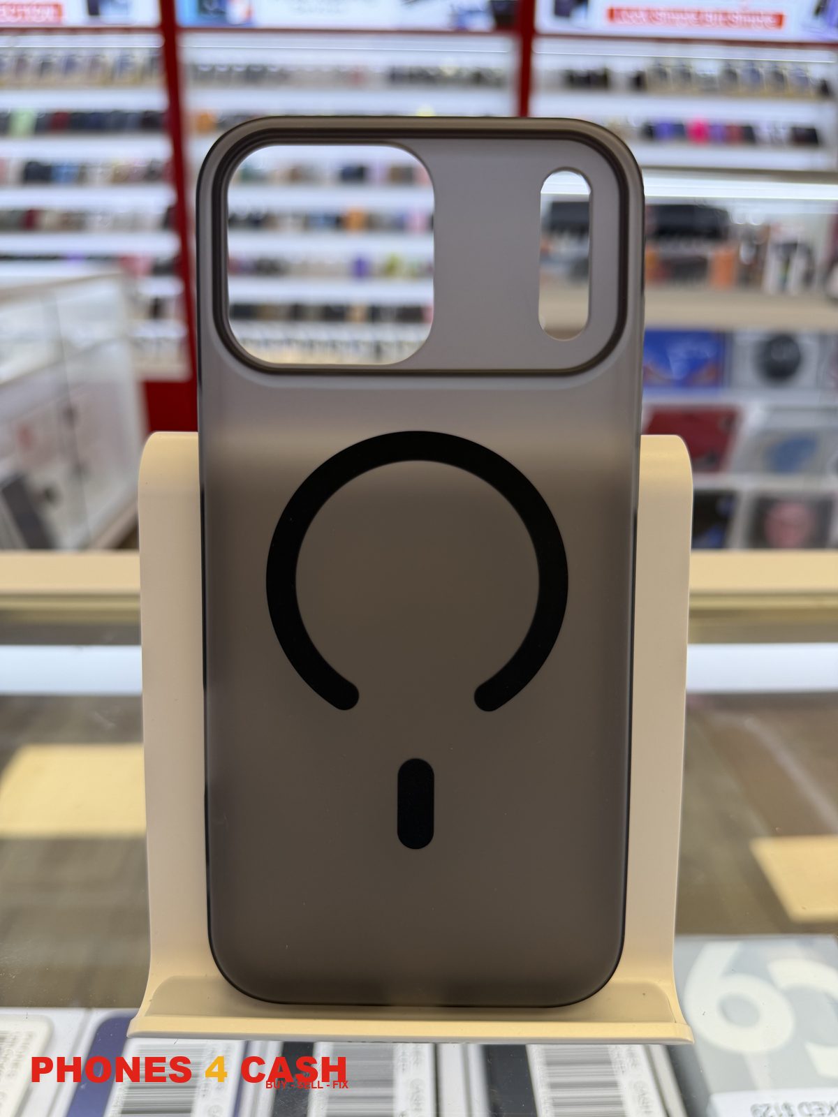 iPhone 17 & 18 Pro Max Case - Frosted MagSafe (Gray)