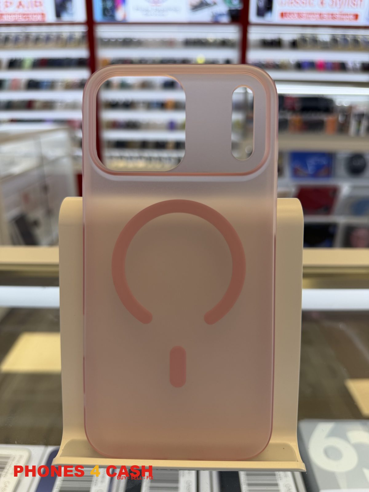 iPhone 17 & 18 Pro Max Case - Frosted MagSafe (Pink)