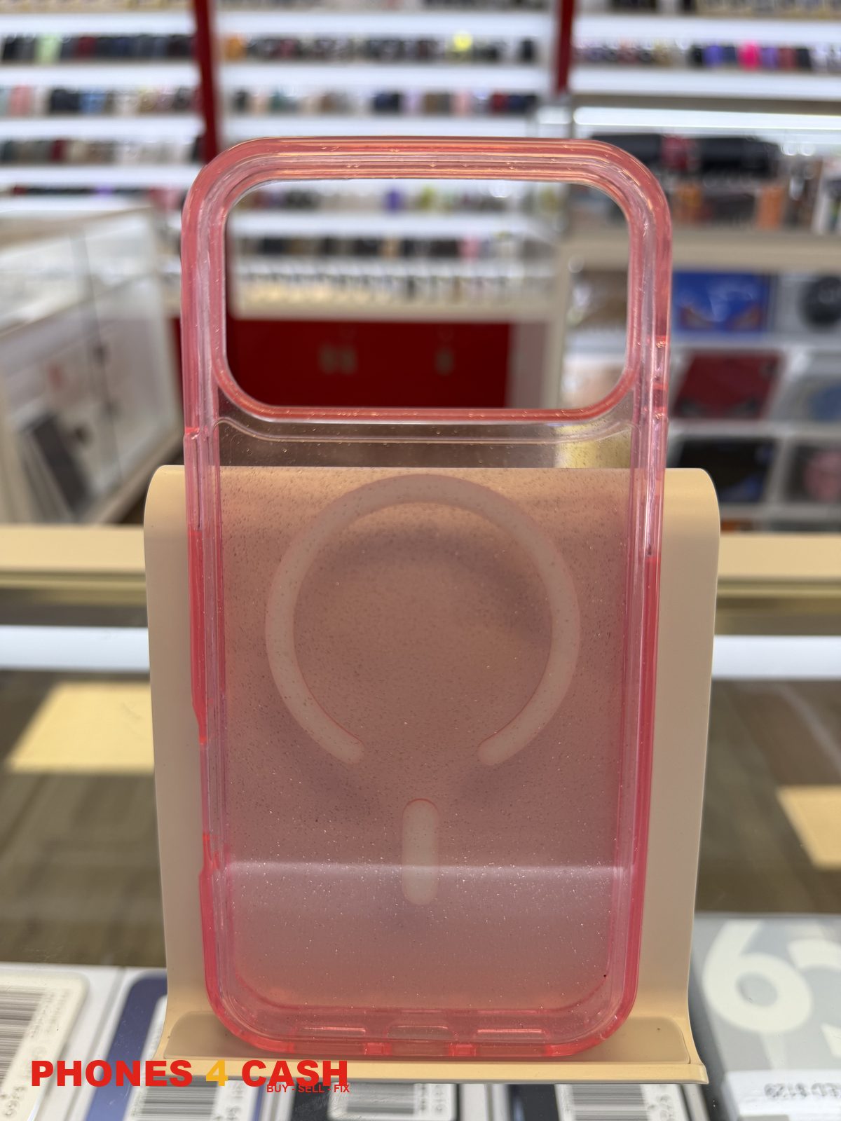 iPhone 17 & 18 Pro Max Case - Clear MagSafe (Pink)