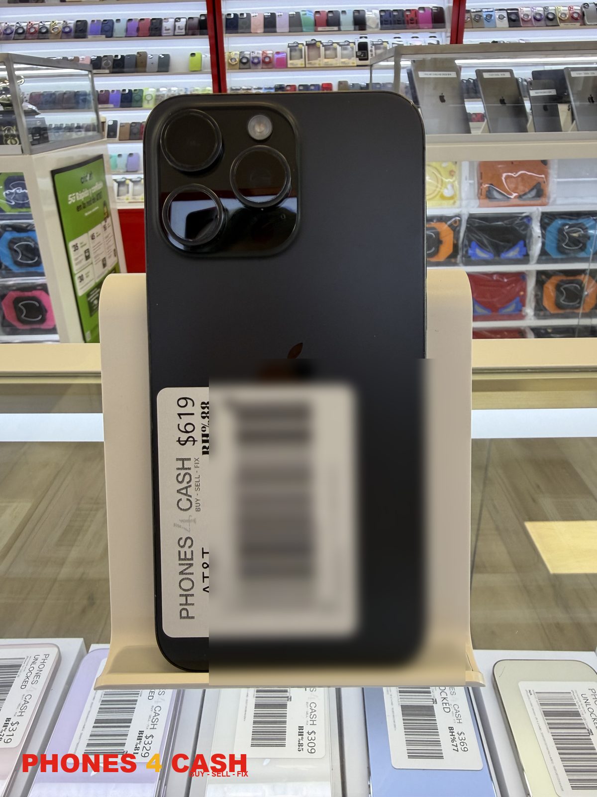 iPhone 15 Pro Max - 256GB Black Titanium (AT&T)