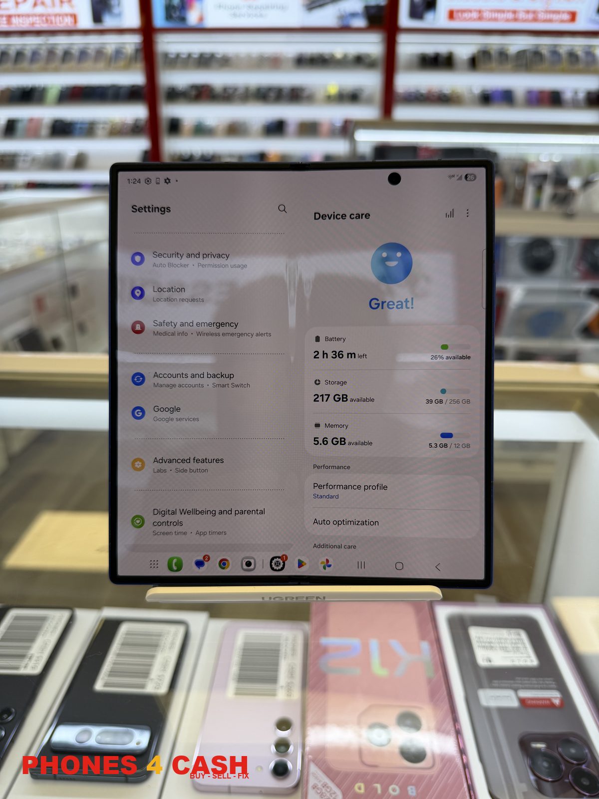 Samsung Galaxy Z Fold 7 - 256GB Blue Shadow (Unlocked)
