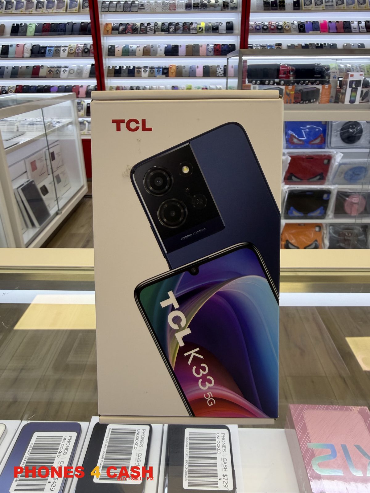 TCL K33 5G - 64GB Blue (Unlocked) - Brand New